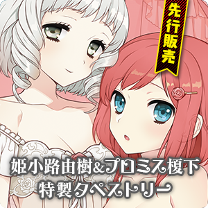 姫小路由樹＆プロミス榎下 特製タペストリー
